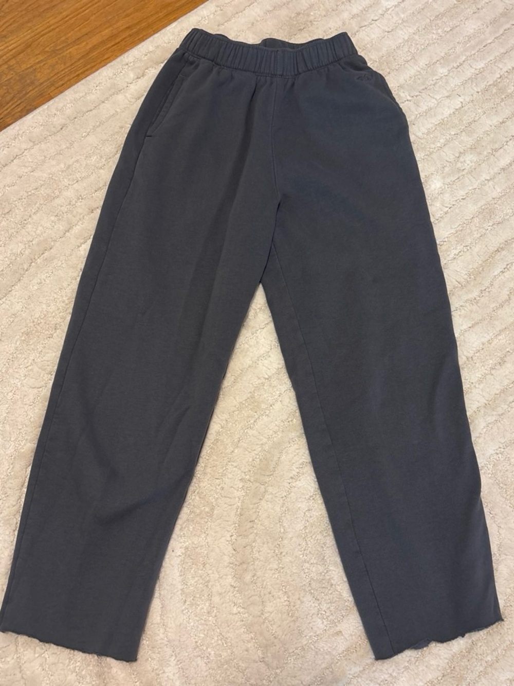 women’s Dark Gray Casual Elastic-Waist Pants